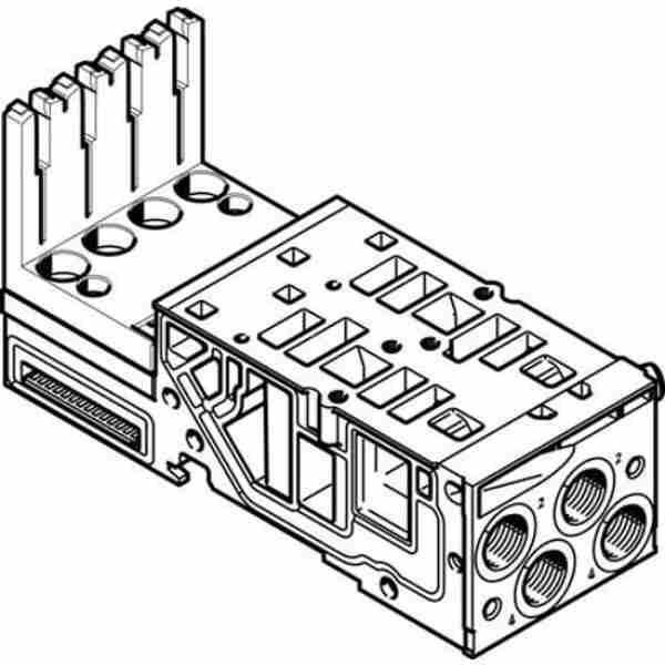 اتصالات شیر برقی فستو-ساب بیس شیربرقی فستوVMPA2-AP-2-1-EMM-4 (546805)